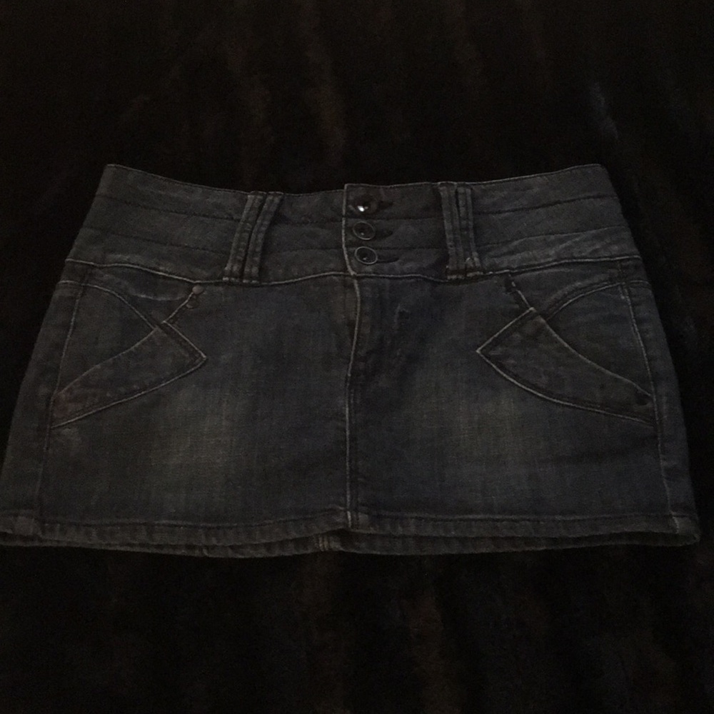 TRF Denim mini skirt